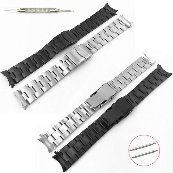 watch bands 20mm 22mm curved end band stainless steel metal wristwatch strap double fold deployment clasp bracelet, Black;brown
watch bands 20mm 22mm curved end band stainless steel metal wristwatch strap double fold deployment clasp bracelet, Black;brown