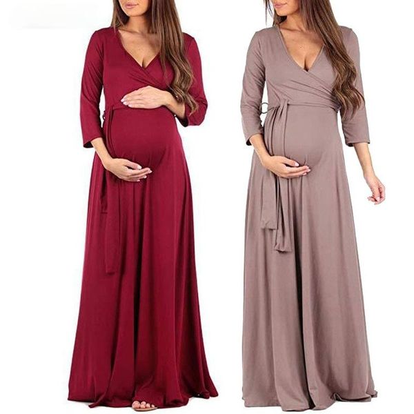 maternity dresses solid color v-neck plus size dress casual party po suit 2021 summer, White
maternity dresses solid color v-neck plus size dress casual party po suit 2021 summer, White