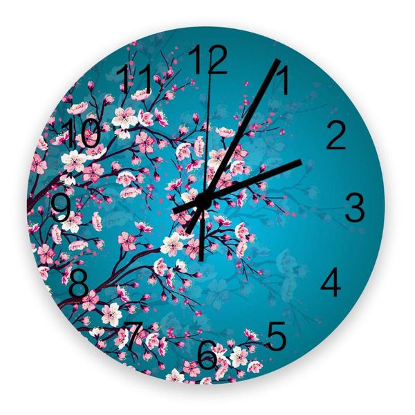 wall clocks cherry blossom plum branch pink flower clock wooden modern design digital home living room decoration
wall clocks cherry blossom plum branch pink flower clock wooden modern design digital home living room decoration