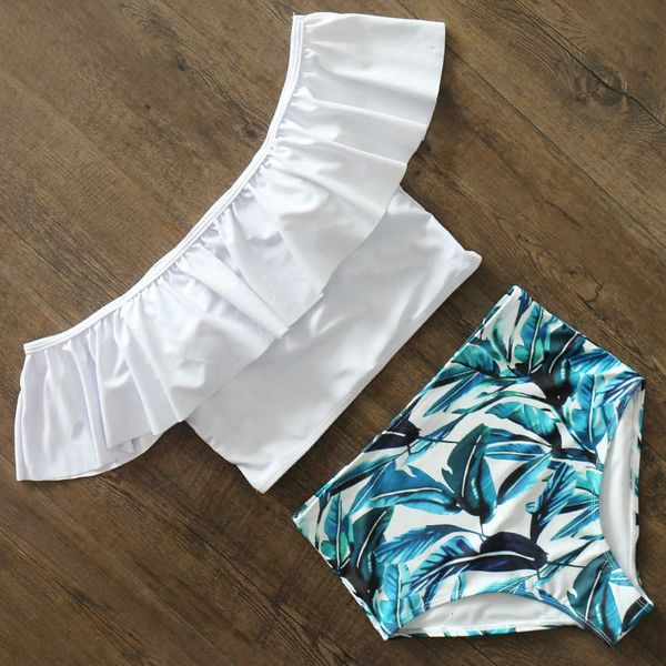 swimwear high waist bikini 2021 new print women swimsuit flounce shoulder strap mujer bathing suit floral beach wear biquini, White;black
swimwear high waist bikini 2021 new print women swimsuit flounce shoulder strap mujer bathing suit floral beach wear biquini, White;black