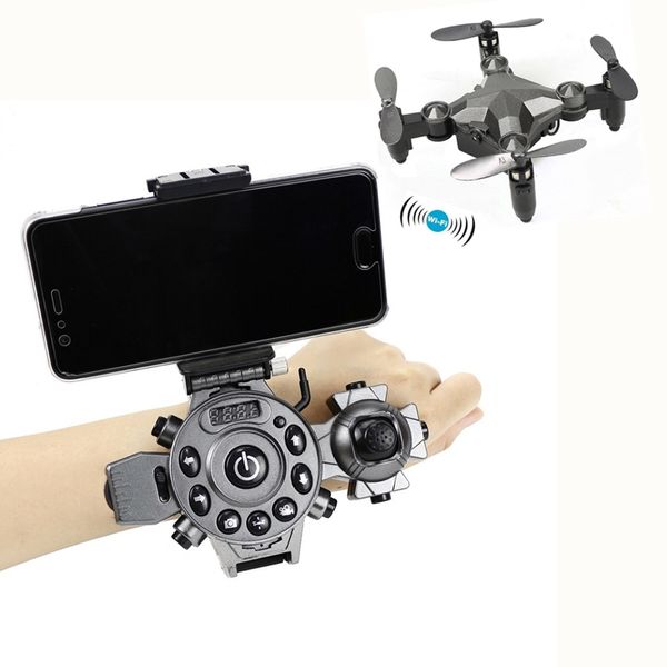DH-800 Mini Quadcopter Wrist Watch Design Mini Foldable Quadcopter Watch Drone RC aircraft Toys 4 Channel Gyro Aircraft
DH-800 Mini Quadcopter Wrist Watch Design Mini Foldable Quadcopter Watch Drone RC aircraft Toys 4 Channel Gyro Aircraft