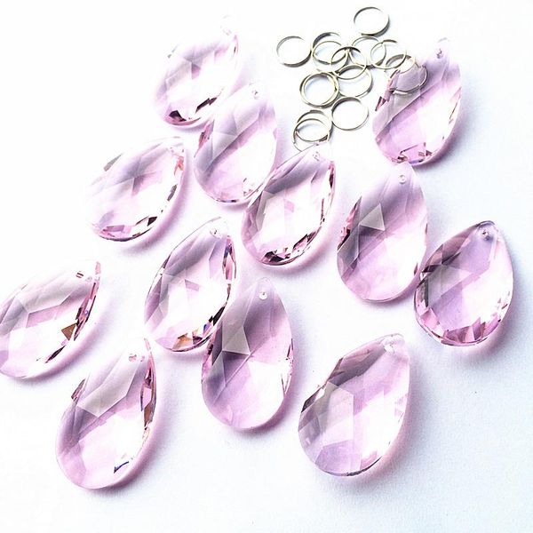 10pcs 38mm pink (rings) crystal chandelier pendant/ curtain pendants/ parts 
10pcs 38mm pink (rings) crystal chandelier pendant/ curtain pendants/ parts