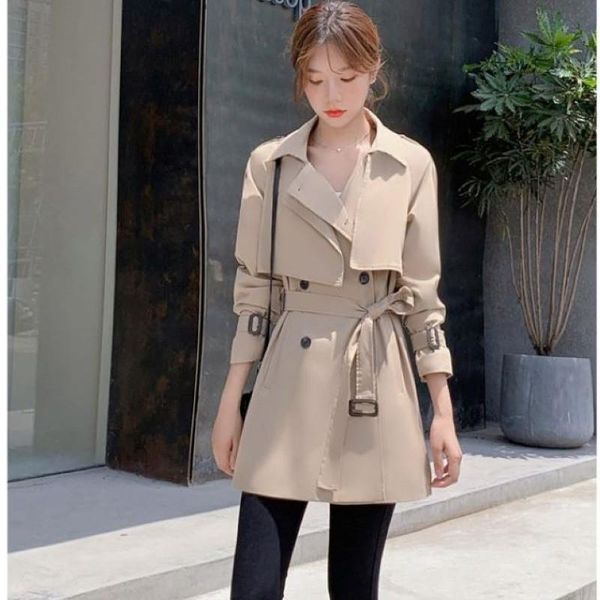 women's trench coats double breasted coat women casual solid color long sleeve windbreaker fall fashion chic elegant outwear, Tan;black
women's trench coats double breasted coat women casual solid color long sleeve windbreaker fall fashion chic elegant outwear, Tan;black