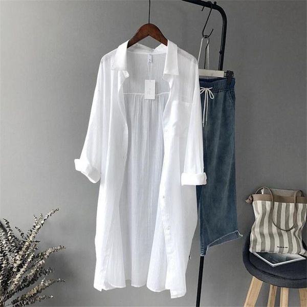 women's blouses & shirts cotton casual white long blouse women 2021 autumn sleeve loose
women's blouses & shirts cotton casual white long blouse women 2021 autumn sleeve loose