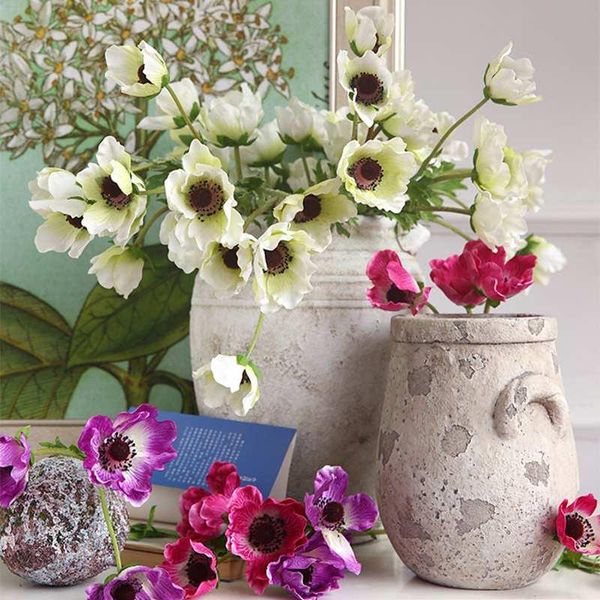 decorative flowers & wreaths 46cm artificial french corn poppy silk flocking long stem home wedding party decor
decorative flowers & wreaths 46cm artificial french corn poppy silk flocking long stem home wedding party decor