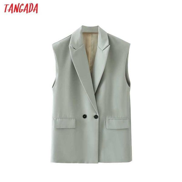 tangada elegant women green waistcoat vest coat with buttons office ladies sleeveless blazer double breasted da84 210609, Black;white
tangada elegant women green waistcoat vest coat with buttons office ladies sleeveless blazer double breasted da84 210609, Black;white