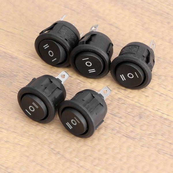 smart home control 5 pcs 3 23mm car round rocker switches single pole double throw push buttons (black)
smart home control 5 pcs 3 23mm car round rocker switches single pole double throw push buttons (black)