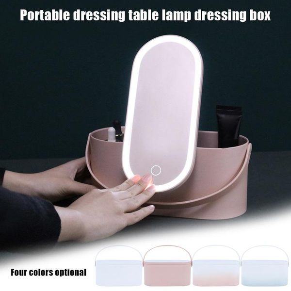 ly ladies portable makeup case box with led lighted mirror cosmetic storage organizer for travel maquillajes para mujer bags & cases
ly ladies portable makeup case box with led lighted mirror cosmetic storage organizer for travel maquillajes para mujer bags & cases