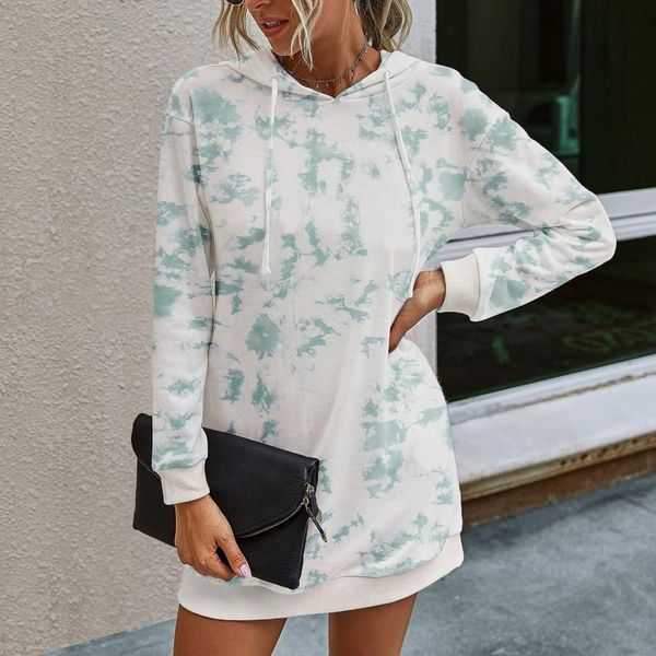 hoodie fashion dress women printing tie-dyed hood easy leisure time long sleeves pocket vestidos invierno casual dresses, Black;gray
hoodie fashion dress women printing tie-dyed hood easy leisure time long sleeves pocket vestidos invierno casual dresses, Black;gray
