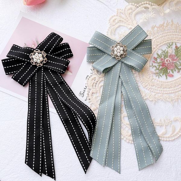 pins, brooches british style ribbon fabric bow tie brooch flower pearl rhinestone lapel pins shirt collar korean fashion for women, Gray
pins, brooches british style ribbon fabric bow tie brooch flower pearl rhinestone lapel pins shirt collar korean fashion for women, Gray