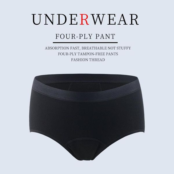 women's panties full protection 4 layers period menstrual washable leak proof functional underwear s-4xl, Black;pink
women's panties full protection 4 layers period menstrual washable leak proof functional underwear s-4xl, Black;pink