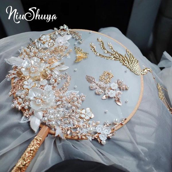 wedding flowers niushuya fashion gold bridal hand bouquets 3d handmade bead chinese metal round fan phoenix jewelry accessories
wedding flowers niushuya fashion gold bridal hand bouquets 3d handmade bead chinese metal round fan phoenix jewelry accessories