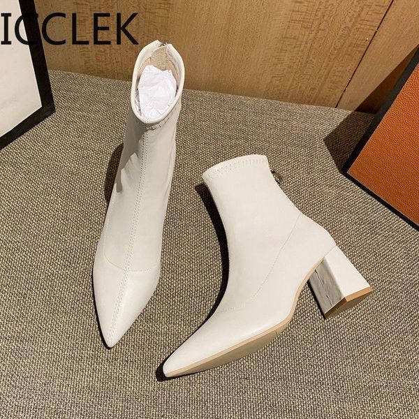 boots thick-heeled short women's single 2021 autumn and winter pointed high-heeled mid-tube stretch thin, Black
boots thick-heeled short women's single 2021 autumn and winter pointed high-heeled mid-tube stretch thin, Black