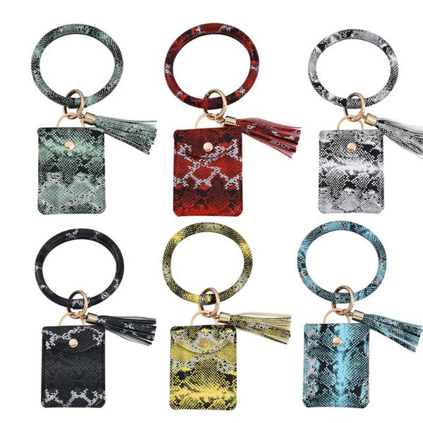 keychains punk wrist ring pu leather case key chain coin purse serpentine bracelet keychain tassel wallet keyring jewelry gifts, Silver
keychains punk wrist ring pu leather case key chain coin purse serpentine bracelet keychain tassel wallet keyring jewelry gifts, Silver