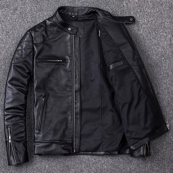men's leather & faux .outlet brand style motor jacket,mens genuine coat.plus size black slim cowhide clothes
men's leather & faux .outlet brand style motor jacket,mens genuine coat.plus size black slim cowhide clothes