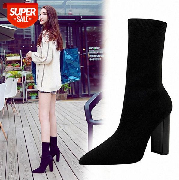 3129-2 european and american style fashion simple thick-heeled high-heeled pointed nightclub thin woolen short boots #wp99
3129-2 european and american style fashion simple thick-heeled high-heeled pointed nightclub thin woolen short boots #wp99