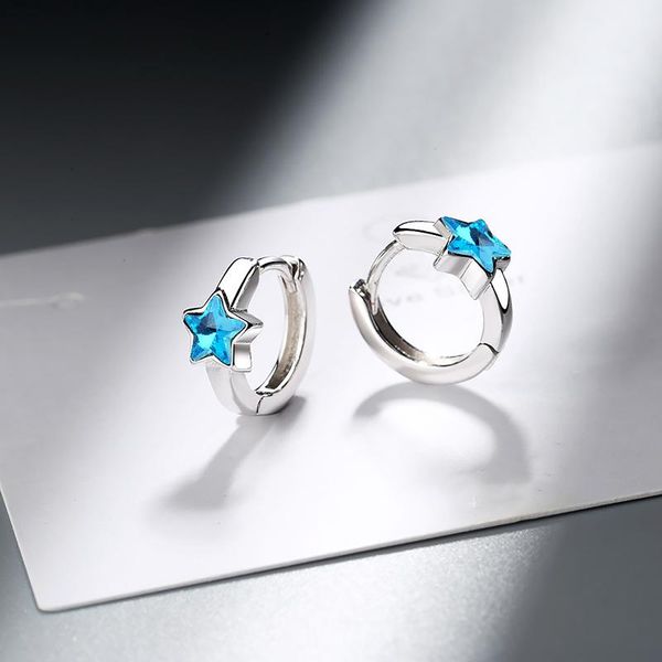hoop & huggie cute blue star small earrings tiny minimal huggies shiny zircon charming female earring piercing jewelry for women gifts, Golden;silver
hoop & huggie cute blue star small earrings tiny minimal huggies shiny zircon charming female earring piercing jewelry for women gifts, Golden;silver