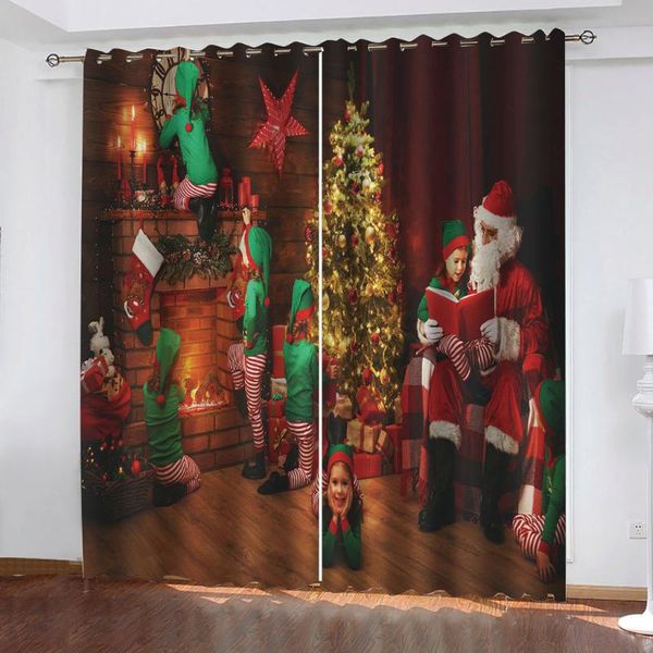 customized size luxury blackout 3d window curtains red christmas thick shading soundproof windproof curtain & drapes
customized size luxury blackout 3d window curtains red christmas thick shading soundproof windproof curtain & drapes