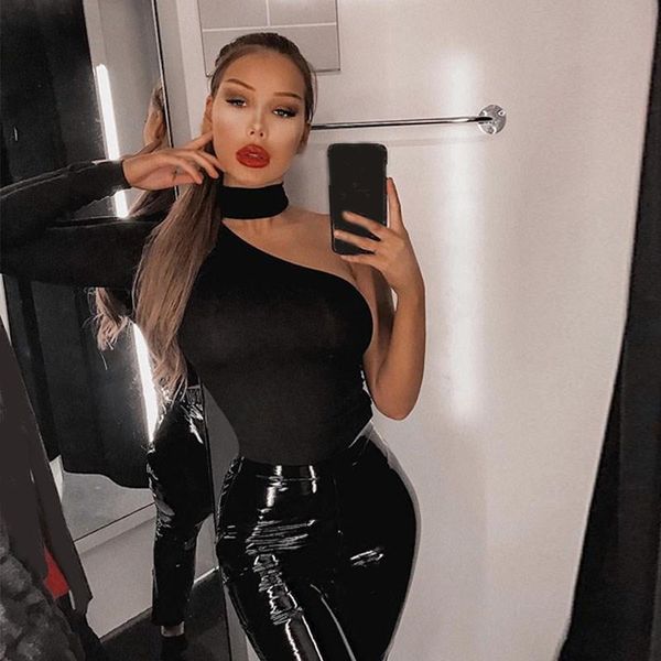 women's jumpsuits & rompers 2021 summer women bodycon jumpsuit black red party club bodysuit one shoulder solid sexy, Black;white
women's jumpsuits & rompers 2021 summer women bodycon jumpsuit black red party club bodysuit one shoulder solid sexy, Black;white
