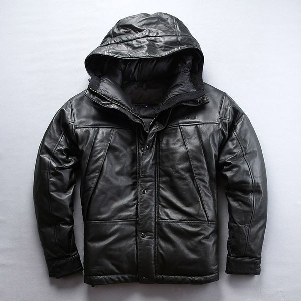 genuine leather down jacket parkas men hooded thick warm coats casual sheepskin coat man windbreakers waterproof hoodies black overcoat
genuine leather down jacket parkas men hooded thick warm coats casual sheepskin coat man windbreakers waterproof hoodies black overcoat