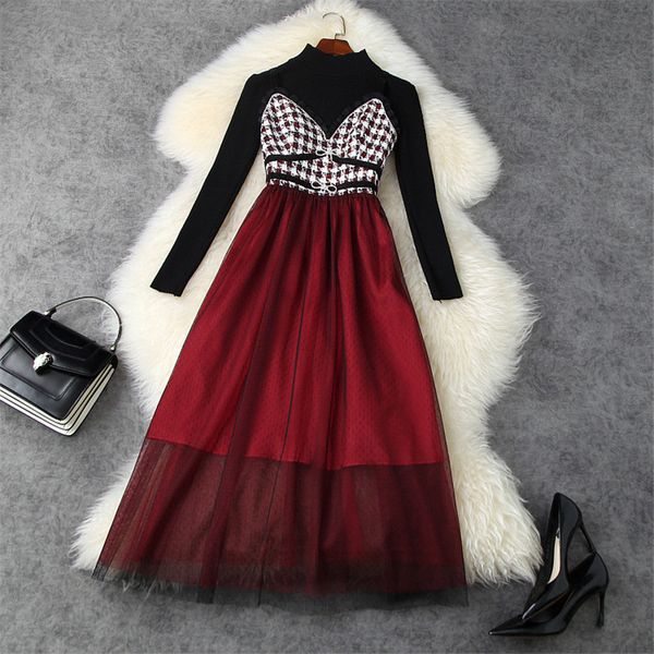 two piece dress autumn basic female fashion sweater and midi tweed shreds crocheted dress 2 piece suit elegant party scls, White
two piece dress autumn basic female fashion sweater and midi tweed shreds crocheted dress 2 piece suit elegant party scls, White