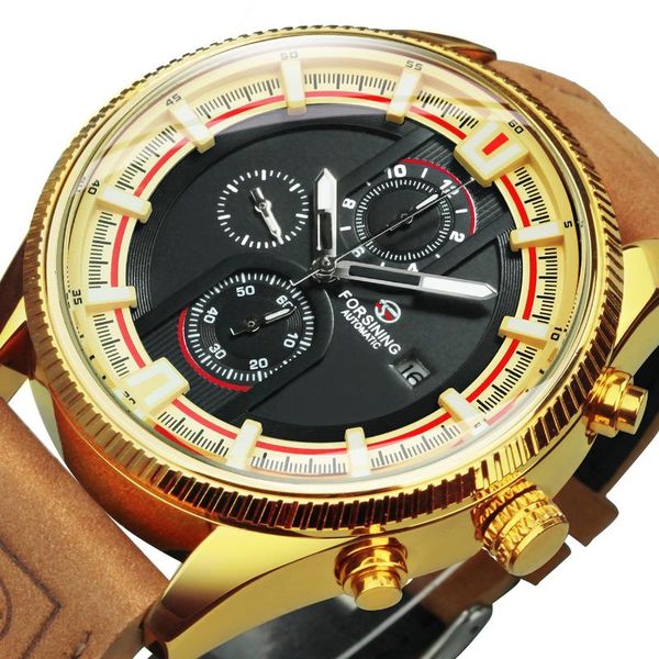 wristwatches forsining sport watch for men mechanical military mens watches 2021 leather strap montre homme, Slivery;brown
wristwatches forsining sport watch for men mechanical military mens watches 2021 leather strap montre homme, Slivery;brown