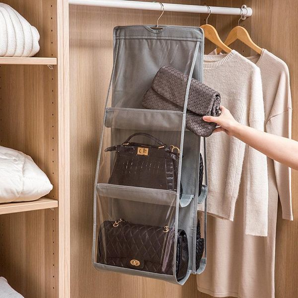 double side handbag organizers wardrobe hanging storage bag japanese style fabric dust-proof wall door organizar 1pc boxes & bins
double side handbag organizers wardrobe hanging storage bag japanese style fabric dust-proof wall door organizar 1pc boxes & bins