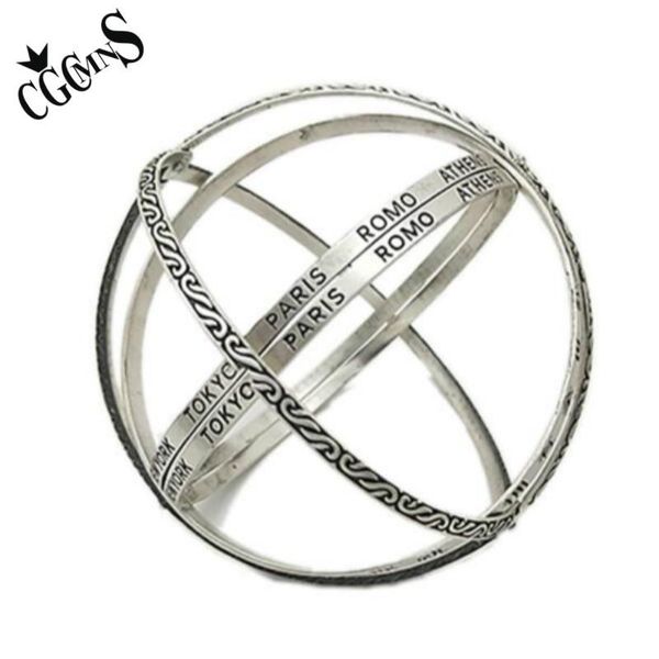 bangle cgcmns rotatable astronomical ball bracelets armillary sphere bangles cuff with 12 constellation and 8 planet, Black
bangle cgcmns rotatable astronomical ball bracelets armillary sphere bangles cuff with 12 constellation and 8 planet, Black