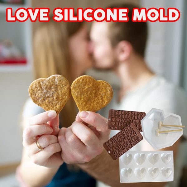 silicone chocolate molds valentine's day heart shaped mold set diy baking cake lollipop & pastry tools
silicone chocolate molds valentine's day heart shaped mold set diy baking cake lollipop & pastry tools