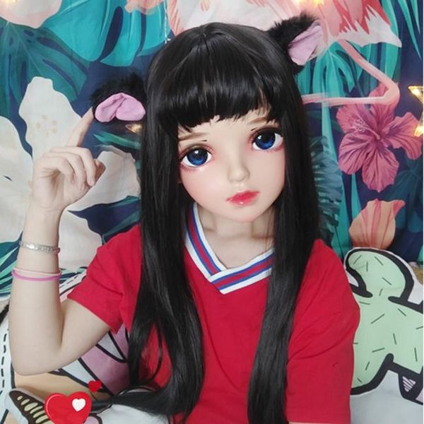 party masks (miao-12)female sweet girl resin half head kigurumi bjd mask cosplay japanese anime role lolita crossdress doll
party masks (miao-12)female sweet girl resin half head kigurumi bjd mask cosplay japanese anime role lolita crossdress doll