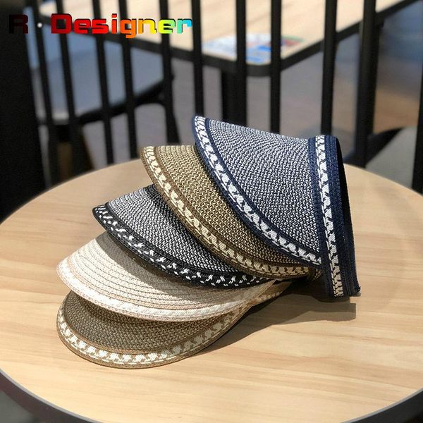 hats for women 2021 summer casual straw empty hat sunscreen beach sun cool cap wide brim, Blue;gray
hats for women 2021 summer casual straw empty hat sunscreen beach sun cool cap wide brim, Blue;gray
