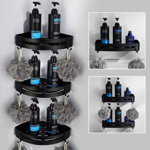 bathroom shelves modern black space aluminum corner shelf bath triangle basket el single-layer storage rack shower caddy wall
bathroom shelves modern black space aluminum corner shelf bath triangle basket el single-layer storage rack shower caddy wall