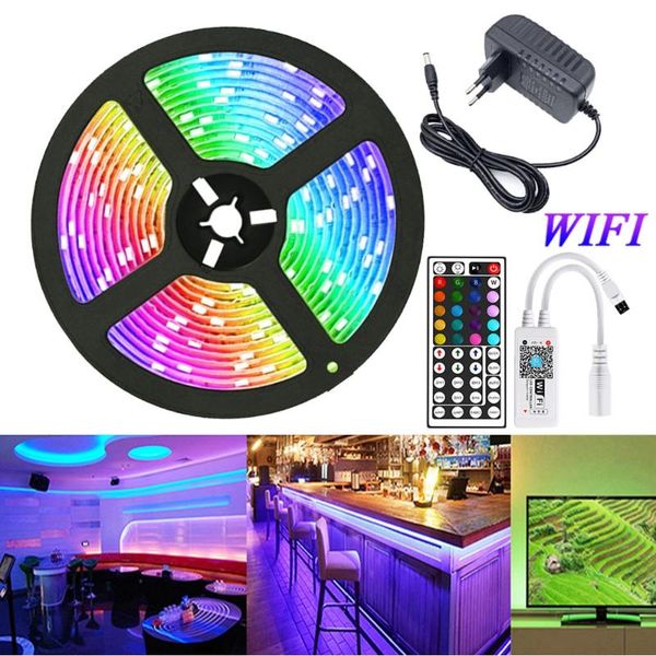 strips 44key wifi controller led strip 5m 10m 15m 20m rgb waterproof light flexible lighting ribbon 12v tape adapter
strips 44key wifi controller led strip 5m 10m 15m 20m rgb waterproof light flexible lighting ribbon 12v tape adapter