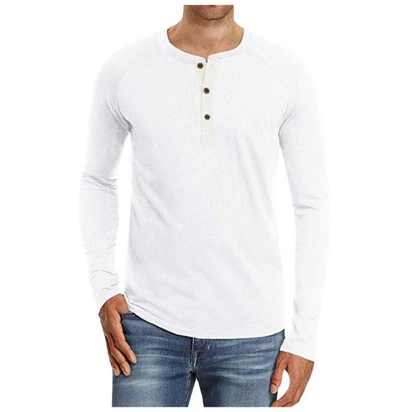 men's t-shirts casual solid color button t shirt for men long sleeve slim fit funny shirts streetwear camiseta hombre, White;black
men's t-shirts casual solid color button t shirt for men long sleeve slim fit funny shirts streetwear camiseta hombre, White;black