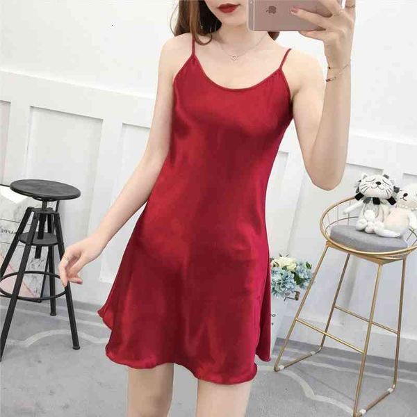 womens lingeries silk satin night dress sleeveless nighties solid nightgown plus size nightdress lace sleepwear home wear, Black;red
womens lingeries silk satin night dress sleeveless nighties solid nightgown plus size nightdress lace sleepwear home wear, Black;red