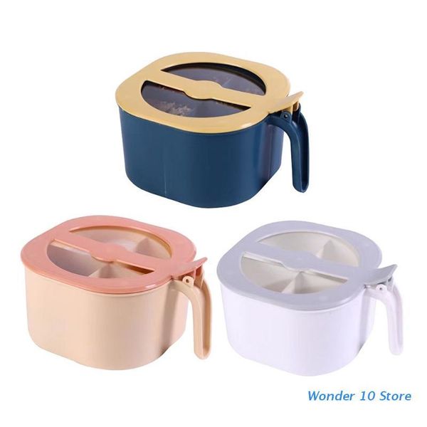 storage bottles & jars 4 in 1 plastic seasoning box with spoons clear cover multi compartment spice pots condiment organizer
storage bottles & jars 4 in 1 plastic seasoning box with spoons clear cover multi compartment spice pots condiment organizer