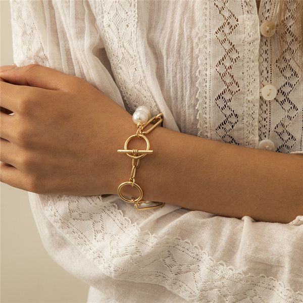 european hollow out ot buckle chains imitation pearl beaded bracelets women double layer business party gift hand jewelry fashion accessorie, Black
european hollow out ot buckle chains imitation pearl beaded bracelets women double layer business party gift hand jewelry fashion accessorie, Black