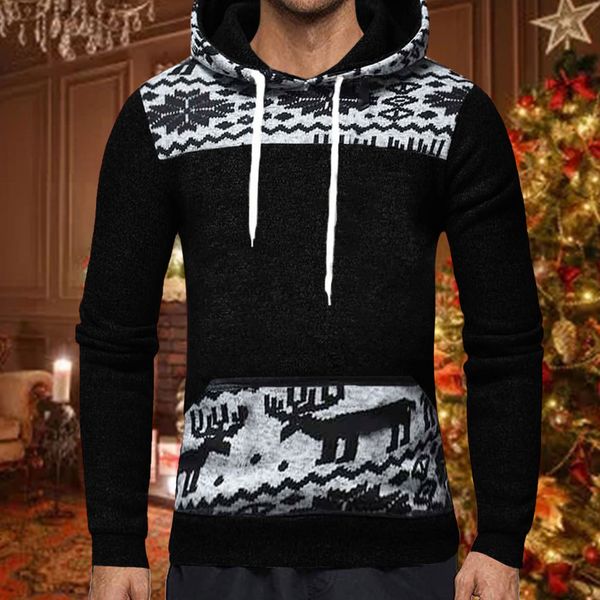 men's long sved hoodie, autumn, winter and christmas printed cloth, #01, White;black
men's long sved hoodie, autumn, winter and christmas printed cloth, #01, White;black