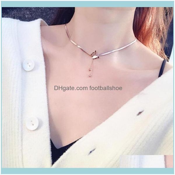 necklaces & pendants jewelrystainless steel matte butterfly tassel charms snake bone chain choker pendant necklace for women fashion fine je, Silver
necklaces & pendants jewelrystainless steel matte butterfly tassel charms snake bone chain choker pendant necklace for women fashion fine je, Silver