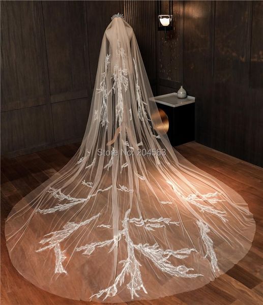 bridal veils chic one-layer luxury lace wedding veil with tree shape flowers long comb accessoriesjd2021, Black
bridal veils chic one-layer luxury lace wedding veil with tree shape flowers long comb accessoriesjd2021, Black