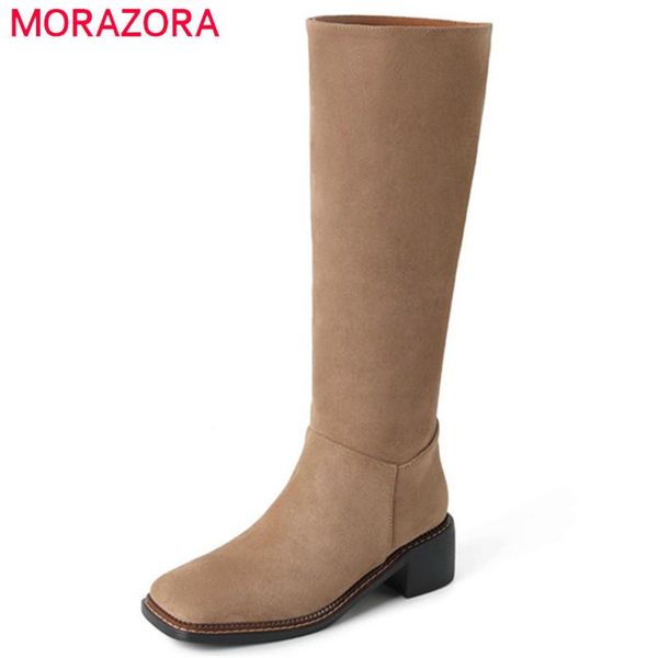 boots morazora 2022 plus size 42 knee high women thick heels casual shoes square toe solid colors pleated western, Black
boots morazora 2022 plus size 42 knee high women thick heels casual shoes square toe solid colors pleated western, Black