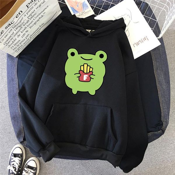 women's hoodies & sweatshirts 2021 autumn frog fries sweatshirt hoodie loose super david clothes print pullover commuter winter casual, Black
women's hoodies & sweatshirts 2021 autumn frog fries sweatshirt hoodie loose super david clothes print pullover commuter winter casual, Black