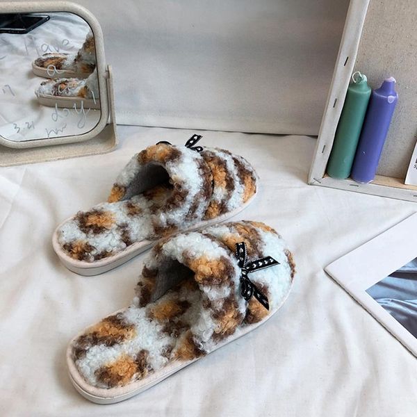 slippers plush women winter warm house non-slip bow mixed color female indoor flat shoes faux fur slides, Black
slippers plush women winter warm house non-slip bow mixed color female indoor flat shoes faux fur slides, Black