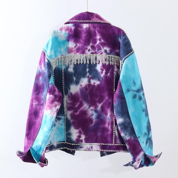 Women's Jackets Streetwear Heavy Industry Jeans Coat Short Jacket Autumn Diamond Beaded Fashion Tie-Dye Denim Cropped 9ZVG, Black;brown
Women's Jackets Streetwear Heavy Industry Jeans Coat Short Jacket Autumn Diamond Beaded Fashion Tie-Dye Denim Cropped 9ZVG, Black;brown
