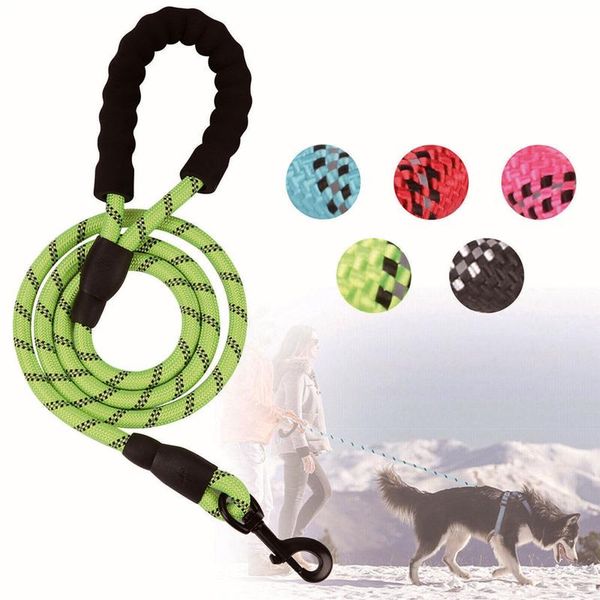 durable pet dog leash rope nylon adjustable training lead rottweiler labrador husky collars & leashes
durable pet dog leash rope nylon adjustable training lead rottweiler labrador husky collars & leashes