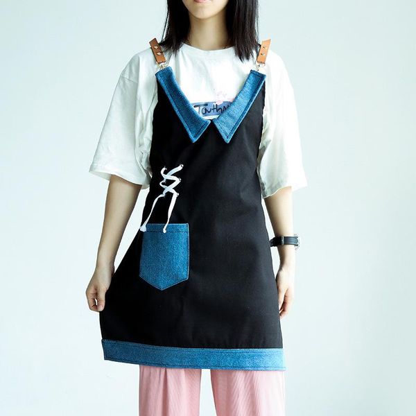 aprons canvas patchwork women apron for kitchen accessories house cleaning cooking pocket chef pinafore cafe waitress with collar
aprons canvas patchwork women apron for kitchen accessories house cleaning cooking pocket chef pinafore cafe waitress with collar