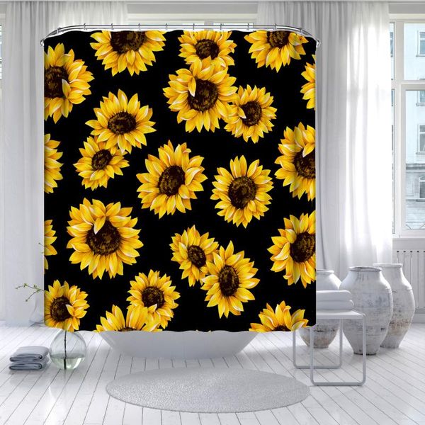 shower curtains sunflower curtain waterproof machine washable fabric floral for bathroom decor with 12 hooks
shower curtains sunflower curtain waterproof machine washable fabric floral for bathroom decor with 12 hooks