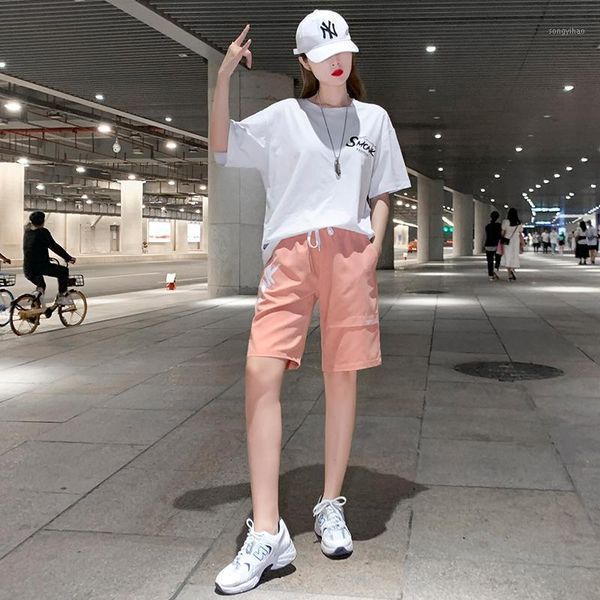 women's tracksuits leisure sports suit short sleeve summer dress foreign style fashion loose student pure cotton thin two piece set, Gray
women's tracksuits leisure sports suit short sleeve summer dress foreign style fashion loose student pure cotton thin two piece set, Gray