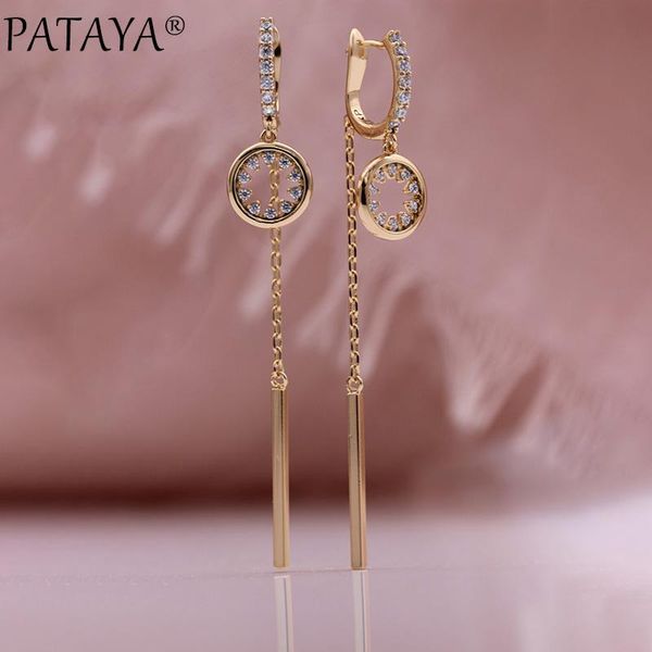 dangle & chandelier pataya long tassel earrings 585 rose gold hollow earring round natural zircon women fine cute unusual fashion jewelry, Silver
dangle & chandelier pataya long tassel earrings 585 rose gold hollow earring round natural zircon women fine cute unusual fashion jewelry, Silver