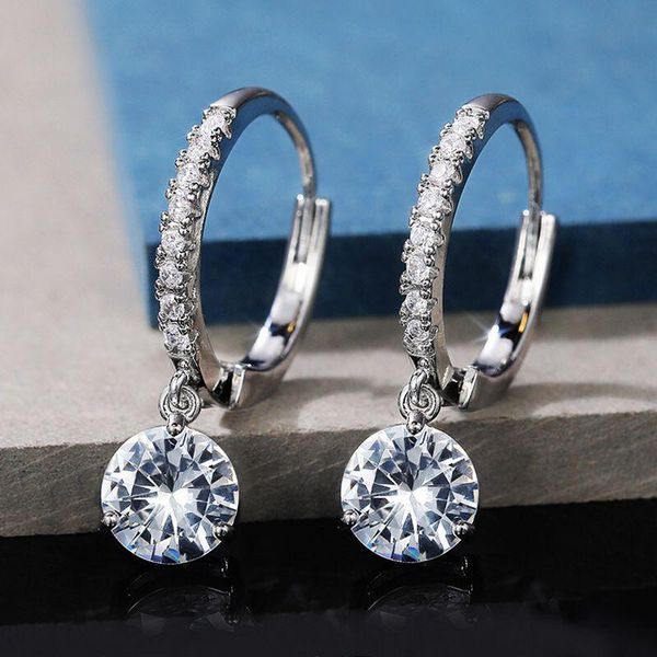 hoop & huggie japanese series round oval water drop zircon pendant women's short delicate earrings jewelry item y82, Golden;silver
hoop & huggie japanese series round oval water drop zircon pendant women's short delicate earrings jewelry item y82, Golden;silver